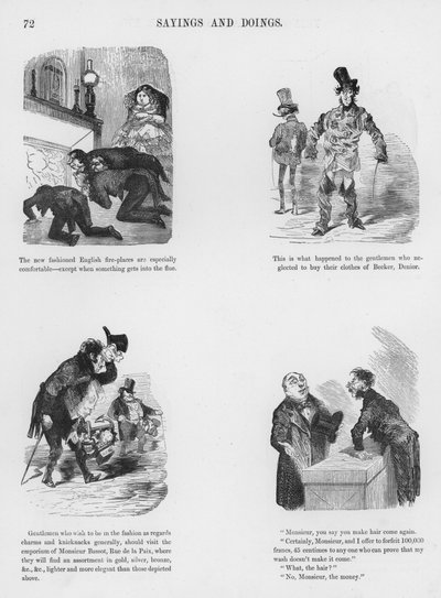 Croquis humoristiques et grotesques par Gustave Doré - Gustave Dore