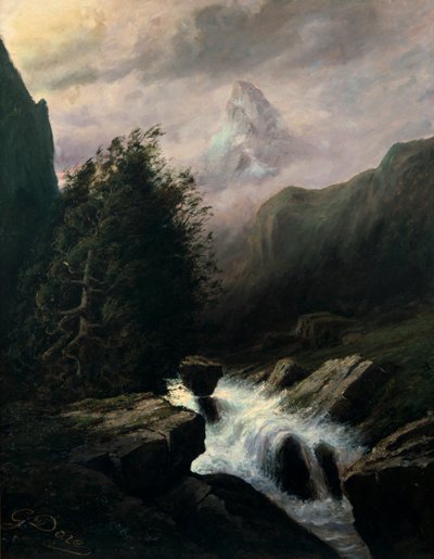 Tempête sur le mont Cervin, 19ème siècle - Gustave Dore