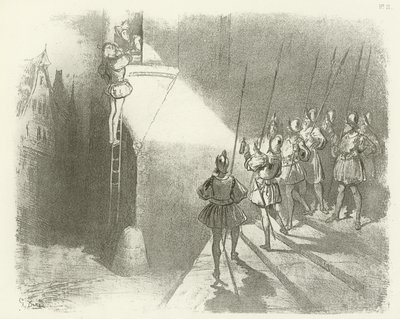 Surpris par les gardes - Règne de Henri IV - Gustave Dore