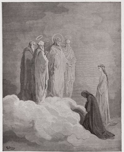 La Divine Comédie, Paradiso, Chant 26 : Saint Jean examine Dante sur l