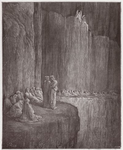 La Divine Comédie, Purgatorio, Chant 13 : Sapia purifie sa vie coupable - par Dante Alighieri (1265-1321) - Illustration par Gustave Doré (1832-1883) - Gustave Dore