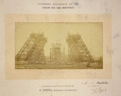 Construction de la tour Eiffel - Gustave Eiffel