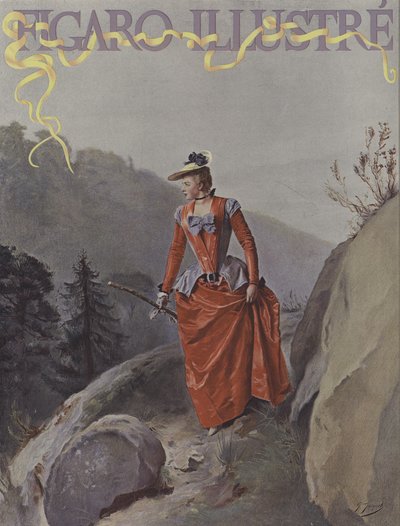 Couverture de Le Figaro Illustré, août 1891 - Gustave Jacquet