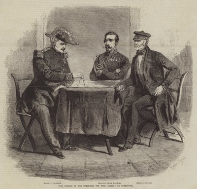 Le conseil de guerre précédant l