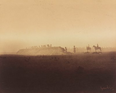Cavalry Maneuvers, Camp de Châlons,1857 (photo) - Gustave Le Gray
