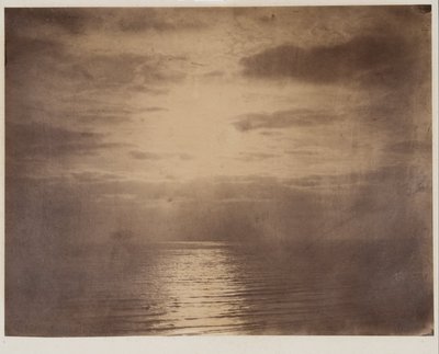 Solar Effect in the Clouds--Ocean (Effet de soleil dans les nuages--ocean) - Gustave Le Gray