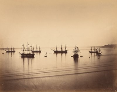 La flotte française, Cherbourg - Gustave Le Gray