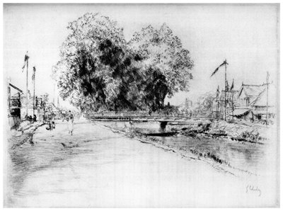Canal à Troyes, vers 1880-1930 1924 - Gustave Leheutre