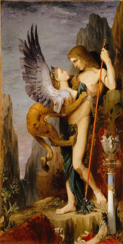 Œdipe et le Sphinx - Gustave Moreau