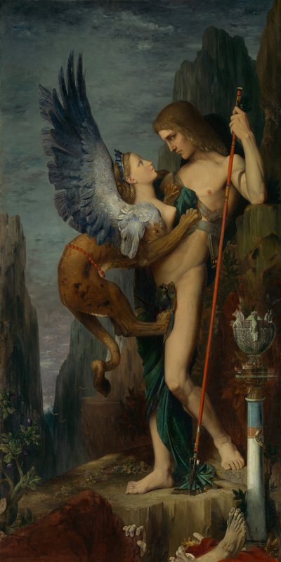 Œdipe et le Sphinx, 1864 - Gustave Moreau