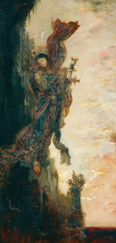 Sapho tombant - Gustave Moreau