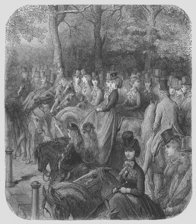 Hyde-Park, Les Amazones - Gustave after Dore