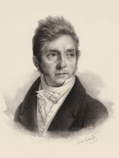 Portrait du compositeur Pierre Jacques Joseph Rode - Gustave de Galard