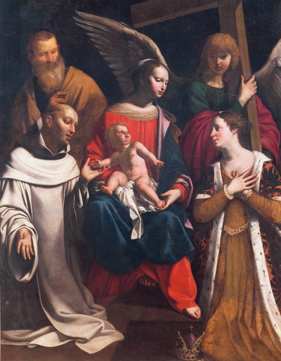 Sainte Famille avec Saint Bruno et Sainte Élisabeth ou Purification - Guy Francois