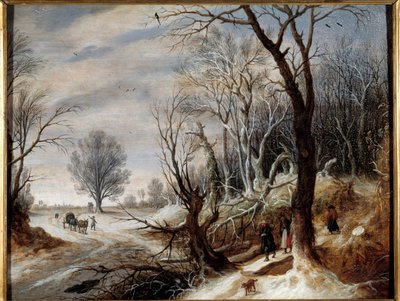 Paysage enneigé - Gysbrecht Lytens or Leytens