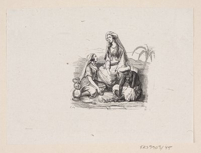 Illustration pour "La malle volante" dans H.C. Andersen, "Contes et histoires", Tome 1 - H.P. Hansen