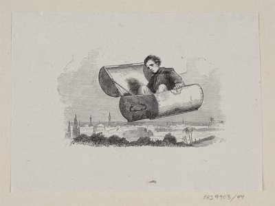 Illustration pour "La malle volante" dans H.C. Andersen, "Contes et histoires", Tome 1 - H.P. Hansen