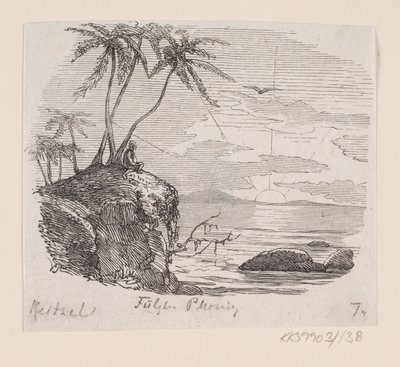 Illustration pour "Fugl Phénix" dans H.C. Andersen, "Contes et histoires", Tome 2 - H.P. Hansen