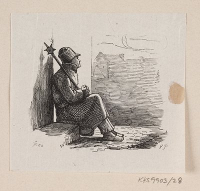 Illustration pour "Les Galoshes de la Fortune" dans H.C. Andersen, "Contes et histoires", Tome 1 - H.P. Hansen