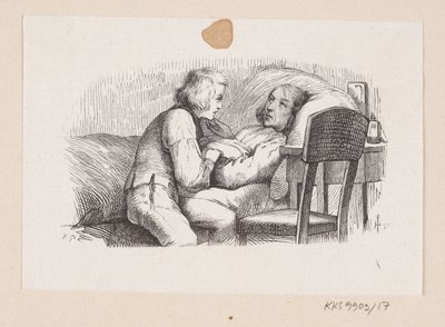 Illustration pour "Le compagnon de voyage" dans H.C. Andersen, "Contes et Histoires", Tome 1 - H.P. Hansen