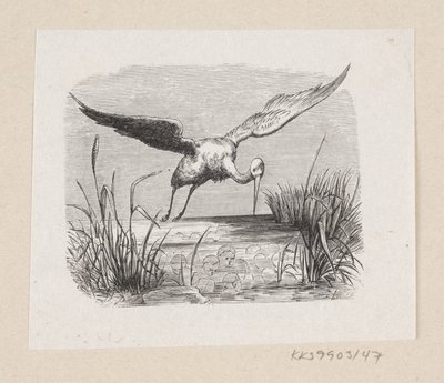 Illustration pour "Les cigognes" dans H.C. Andersen, "Contes et histoires", Tome 1 - H.P. Hansen