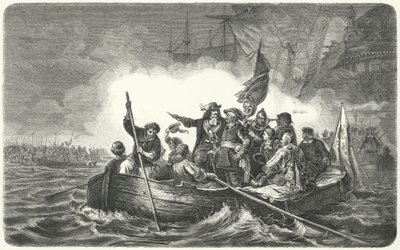 Armée de Frédéric-Guillaume, Électeur de Brandebourg, débarquant sur l