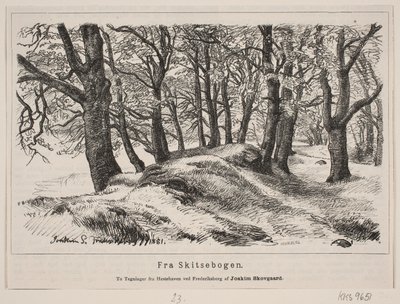 De la forêt de chevaux près de Fredriksborg - H. C. Henneberg