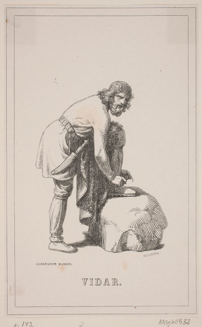 Vidar. Illustration de l