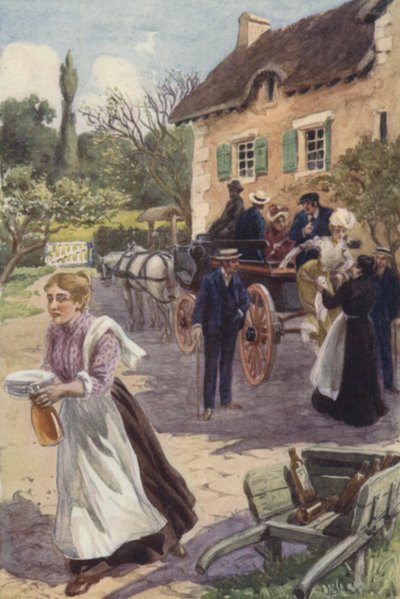 La maîtresse tendit la main aux deux dames - H. Delaspre