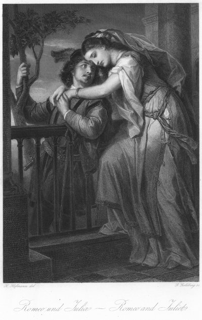 Scène du balcon de Roméo et Juliette - H. Hofmann