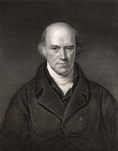 Davies Gilbert, Président de la Royal Society, gravé par J. Thompson, de 
