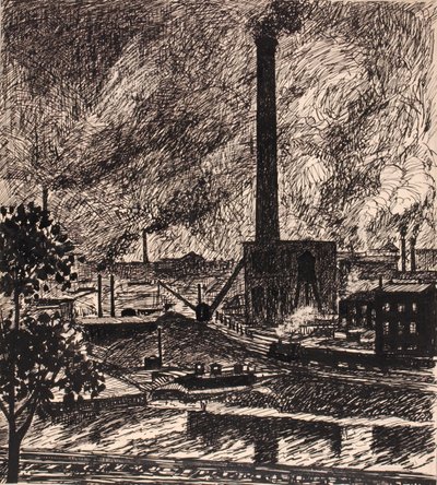 Sans titre (scène industrielle) - H. Lyman Sayen