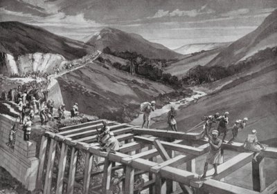 Le barrage de Marib - H. M. (after) Burton