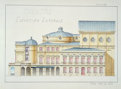 Élévation latérale d