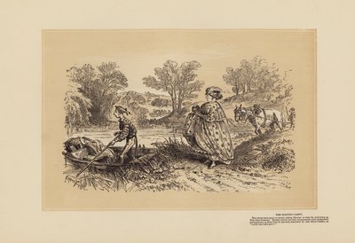 Croquis de pêche, n° 3, Un fanfaron (gravure) - Hablot Knight (1815 92) Browne