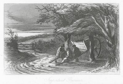 Rues de Londres : Affaire importante (gravure) - Hablot Knight (1815 92) Browne