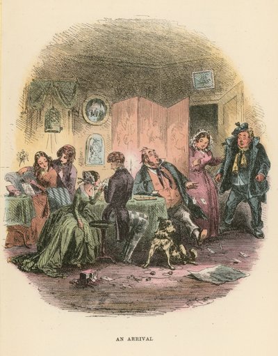 Illustration pour Dombey et Fils - Hablot Knight Browne