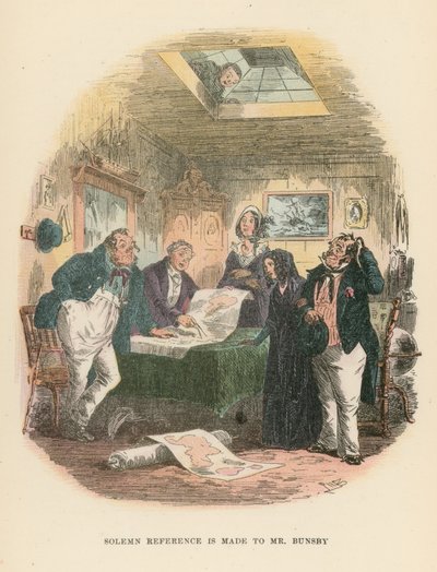 Illustration pour Dombey et Fils - Hablot Knight Browne