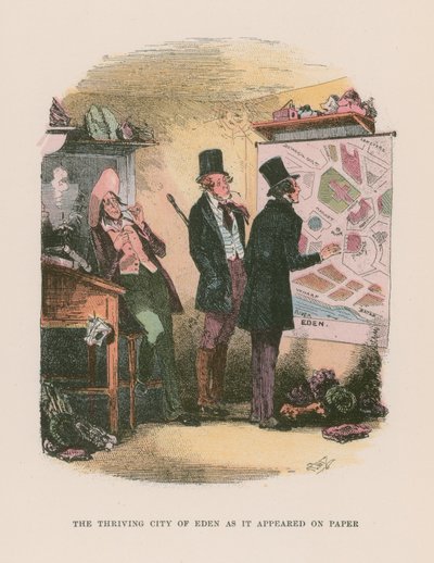 Illustration pour Martin Chuzzlewit - Hablot Knight Browne