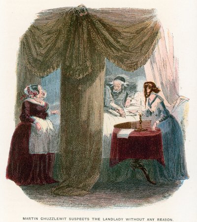 Illustration pour Martin Chuzzlewit - Hablot Knight Browne