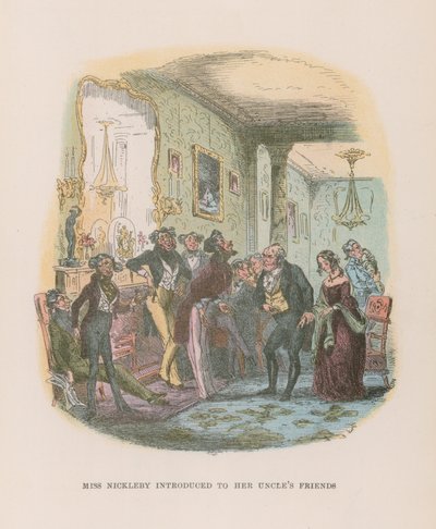 Illustration pour Nicholas Nickleby - Hablot Knight Browne