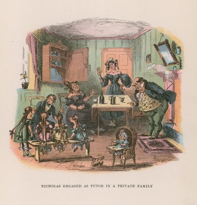 Illustration pour Nicholas Nickleby - Hablot Knight Browne