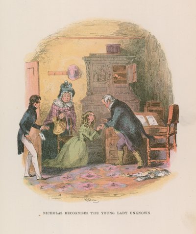 Illustration pour Nicholas Nickleby - Hablot Knight Browne