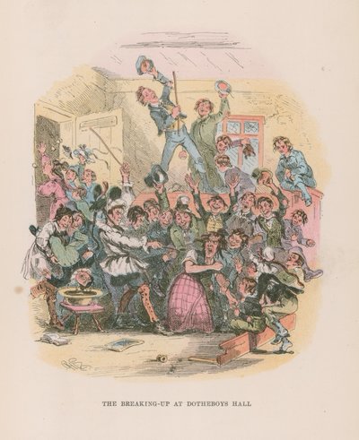 Illustration pour Nicholas Nickleby - Hablot Knight Browne