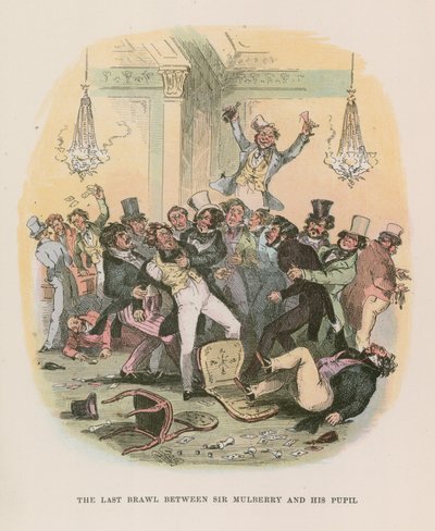 Illustration pour Nicholas Nickleby - Hablot Knight Browne