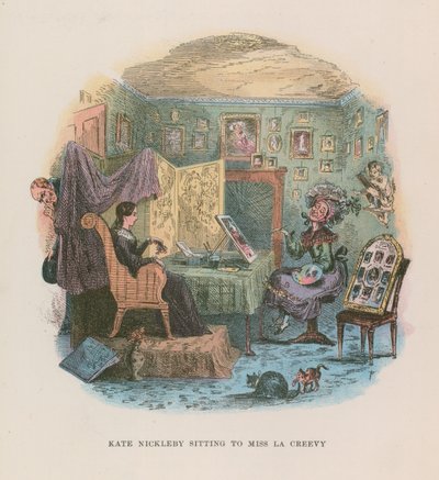 Illustration pour Nicholas Nickleby - Hablot Knight Browne