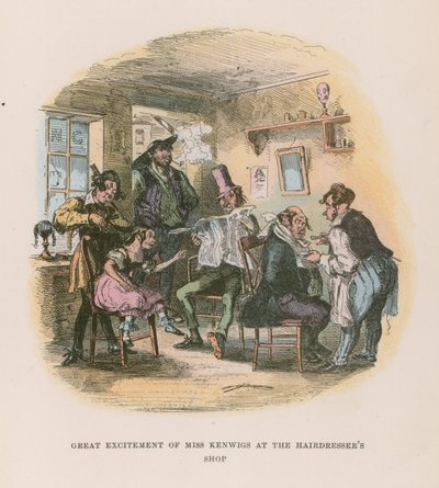 Illustration pour Nicholas Nickleby - Hablot Knight Browne
