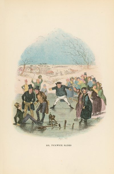 Illustration pour Les Papiers de Pickwick - Hablot Knight Browne
