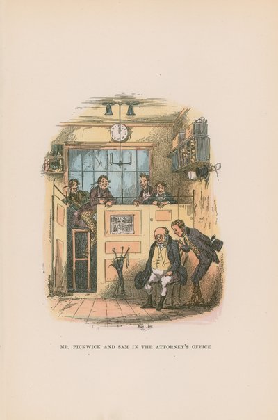 Illustration pour Les Papiers posthumes du Pickwick Club - Hablot Knight Browne