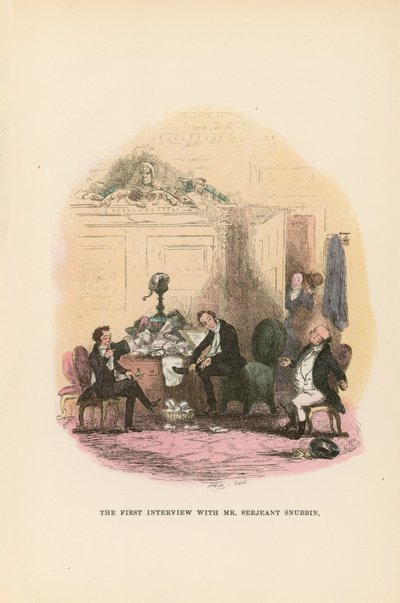Illustration pour Pickwick Papers - Hablot Knight Browne